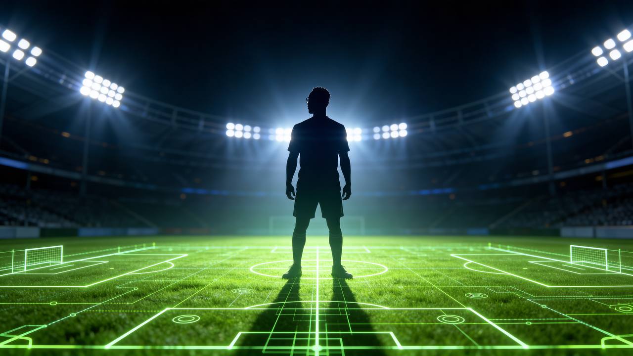 Coach Samuel on the field